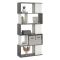 Libreria verticale cemento e bianca 80x173h cm - Arg