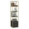 Libreria verticale oro e antracite 39x169h cm - Arsim