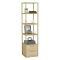 Libreria verticale oro e quercia 39x169h cm - Arsim