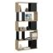 Libreria verticale quercia e nera 80x173h cm - Arg