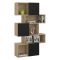 Libreria verticale rovere e nera 95x166h cm - Acetosella