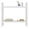 Mensola Bianco 2 Ripiani 34x10x30h cm, - Morfasso