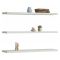 Mensola Bianco 3 Ripiani set da 3 60x15x2h cm, - Meina