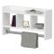 Mensola Bianco 4 Ripiani 64x15x35h cm, - Cortale
