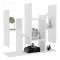 Mensola Bianco 6 Ripiani 70x20x69h cm, - Riva