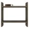 Mensola Marrone Noce 2 Ripiani Sfumatura Colore Struttura Noce 34x10x30h cm, - Morfasso