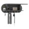Mensola porta abiti 84x28h cm 6 posti grigio - Terry