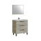 Mobile bagno antigraffio 3 cassetti 80x86x45h cm quercia - Elleboro