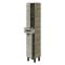 Mobile Colonna Marrone Rovere Grigio Nero Antracite un Cassetto 3 Ripiani 35x31x182h cm, 2 Ante - Alka