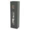 Mobile con vetrina elegante 45x34x162h cm antracite lucido - Adatka