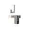 Mobile da Ingresso Grigio Cemento Bianco Specchio Incluso un Ripiano 100x31x75h cm, Appendiabiti - Limbadi