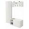 Mobile da ingresso sospeso 2 ante bianco 90x45h cm - Tanzanite