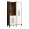 Mobile ingresso 4 ante noce e bianco 120x200h cm - Eufemia