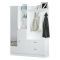 Mobile ingresso appendiabiti bianco 140x181h cm - Anumali