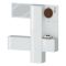 Mobile ingresso da parete 3 ante bianco 170x190h cm - Barengo