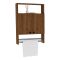Mobile Pensile Marrone Noce 2 Ripiani Apertura Battente 60x87h cm, 2 Ante - Tanagro