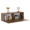 Mobile Pensile Marrone Noce Modulabile un Ripiano 150x40h cm, Un'anta - Laghetto