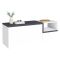 Mobile per ingresso 2 ante bianco lucido e ardesia 120x54h cm - Aska