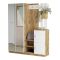 Mobile per ingresso 3 ante quercia e bianco 147x179h cm - Arcibaldo