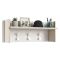 Mobile per ingresso minimal sospeso bianco e rovere 90x34h cm - Angry