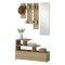 Mobile per ingresso sospeso quercia 30x99h cm - Gert