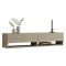Mobile Porta tv Beige Marmo 2 Ripiani 2 Ante 141x30x31h cm, 4 Vani - Olmi