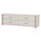 Mobile Porta tv Beige Marrone 4 Cassetti un Ripiano 176.5x40x52h cm, Apertura Scorrevole - Terenzo