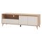 Mobile Porta tv Beige Marrone Rovere Nodi un Cassetto 2 Ripiani 157x40x52.5h cm, 2 Ante - Scala