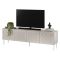 Mobile Porta tv Beige un Ripiano 4 Vani 200.5x42x60h cm, 4 Ante - Ronca