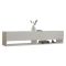 Mobile Porta tv Bianco 2 Ripiani Apertura a Ribalta 141x30x31h cm, 2 Ante - Olmi