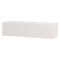 Mobile Porta tv Bianco Crema Beige un Ripiano 2 Ante 128x42x32h cm, 2 Vani - Vetto