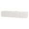 Mobile Porta tv Bianco Crema Beige un Ripiano 2 Ante 154x42x32h cm, 2 Vani - Maderno