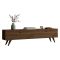 Mobile Porta tv Marrone Noce 2 Vani 2 Ante 160x25x40h cm, Apertura a Ribalta - Atestino