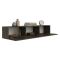 Mobile Porta tv Marrone Noce 3 Vani 3 Ante 150x32x30h cm, Apertura a Ribalta - Saonara