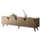 Mobile Porta tv Marrone Noce 4 Vani 4 Ante 180x35x50h cm, Apertura a Ribalta - Visco