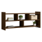 Mobile Porta tv Marrone Noce 5 Ripiani 5 Vani 118x28x55h cm, Peso Supportato 40 kg - Loreglia