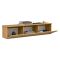 Mobile Porta tv Marrone Rovere 3 Vani 3 Ante 160x32x35h cm, Apertura a Ribalta - Surrigone