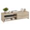 Mobile Porta tv Marrone Rovere un Cassetto 2 Ripiani 120x39x31h cm, 2 Vani - Lihamo
