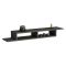 Mobile Porta tv Nero Antracite 2 Vani Peso Supportato 40 kg 120x30x18h cm, Installazione Sospeso - Ivrea