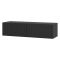 Mobile Porta tv Nero Nero Antracite un Ripiano 2 Ante 128x42x32h cm, 2 Vani - Vetto
