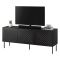 Mobile Porta tv Nero un Ripiano 150.5x42x60h cm, Cassetti - Termoli