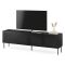 Mobile Porta tv Nero un Ripiano 200.5x42x60h cm, Cassetti - Ronca