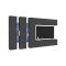 Mobile salotto smart 340cm antracite - Carretto