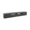 Mobile TV antracite 240x40x35h cm 3 ante - Animali