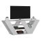 Mobile TV bianco 110x30x40h cm in legno - Amazzonite