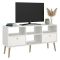 Mobile TV bianco 117x39x60h cm in legno - Conte
