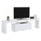 Mobile TV bianco 180x31x50h cm 2 ante - Andarna
