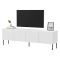 Mobile TV bianco 200x42x52h cm 4 ante - Priocca