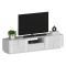 Mobile TV bianco 220x44x46h cm 4 ante e 1 cassetto - Maestrale