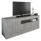 Mobile TV cemento 138x42x56h cm 3 ante - Iole